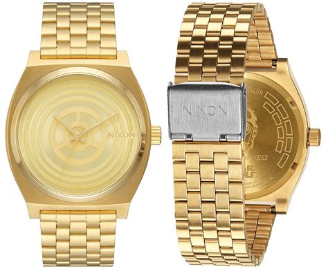 3 Gold Star Wars watches by Nixon inspired by C-3PO