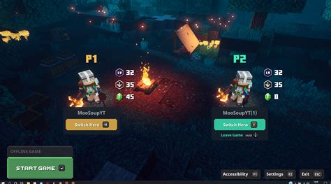 Image result for Minecraft Dungeons Local Multiplayer PC