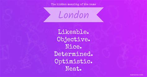 London Name