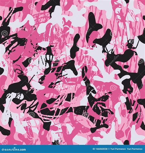 Pink Camouflage Paint Splatter Stock Image | CartoonDealer.com #203524819