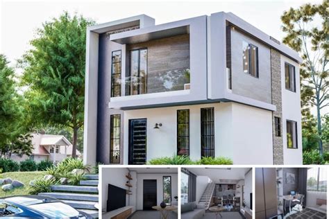 Plan Maison Moderne 的图像结果