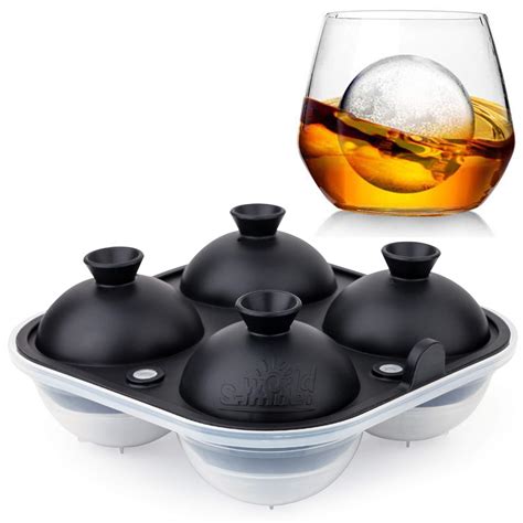 Buy Samuelworld Large Sphere Ice Tray Mold Whiskey Big Ice Maker 2.5 ...