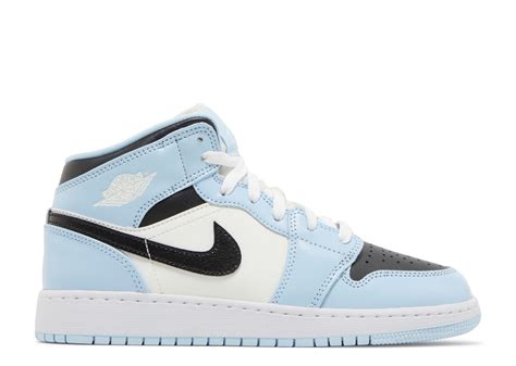 Air Jordan 1 Mid GS 'Ice Blue' - Air Jordan - 555112 401 - ice blue ...
