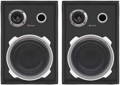 Target TT-304 HI-FI Sound Multimedia Speakers (2 NOS) 8" with TWEETERS ...