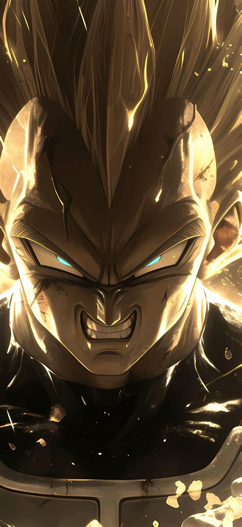 Angry Wallpaper 4K, Vegeta, Dragon Ball, Golden, 5K
