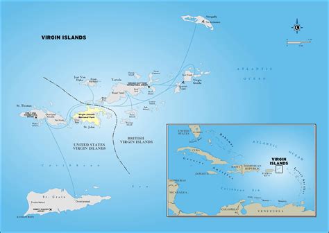 British Virgin Islands Map