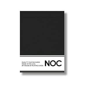 NOC 2017 Playing Cards (Black) Limited Edition Air-Cushion Finish Deck ...