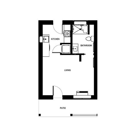 Image result for Studio Unit Sample Layout