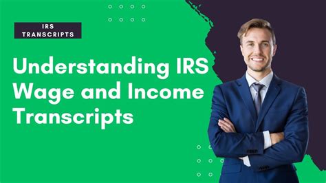 Understanding IRS Wage & Income Transcripts - YouTube