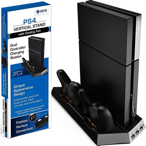 Ortz PS4 Vertical Stand with Cooling Fan [Keeps System Cool ...