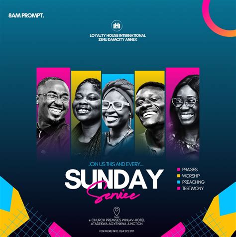 Color Palette For Church Poster Design