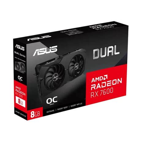 Buy ASUS Dual Radeon RX 7600 OC Edition 8GB AMD Graphic Card ...