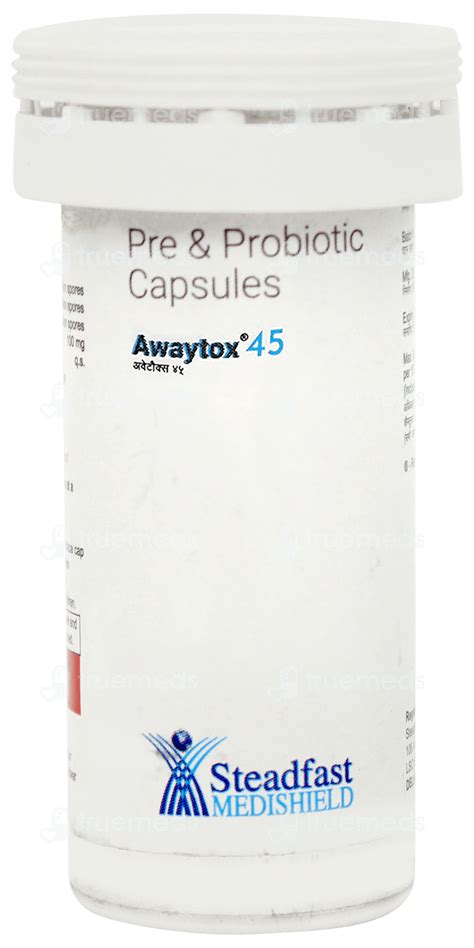 Awaytox 45 Capsule 10 - Uses, Side Effects, Dosage, Price | Truemeds