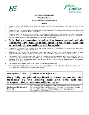 Only fully completed application s submitted ... Doc Template | pdfFiller