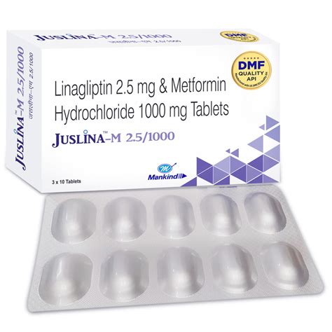 Juslina-M 2.5/1000 Tablet | Uses, Side Effects, Price | Apollo Pharmacy