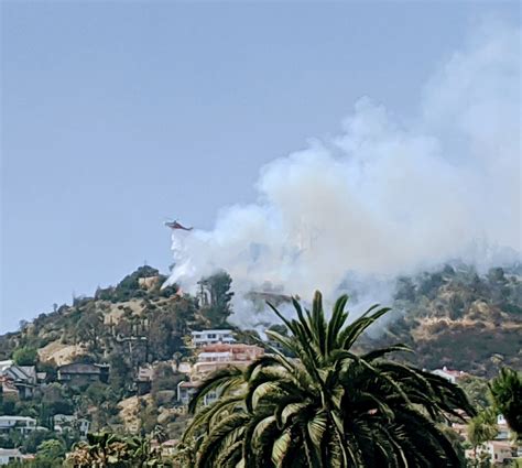 Griffith Park fire today - Smoke visible from Los Angeles' iconic ...