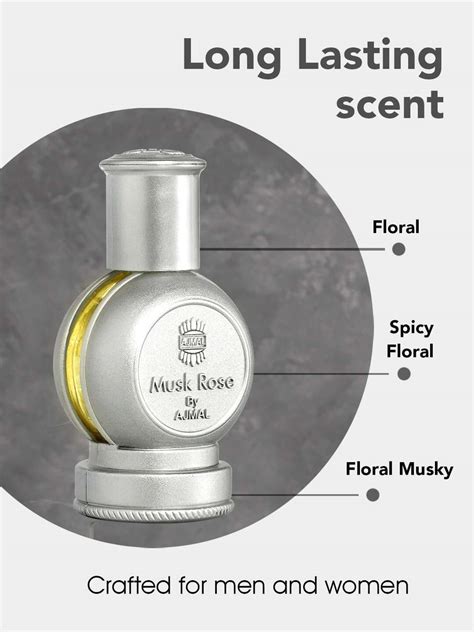 Ajmal Musk Rose CP|Unisex Non-Alcoholic |Long Lasting Perfume Men ...