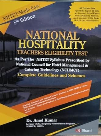 Buy NATIONAL HOSPITALITY TEACHERS ELIGIBILITY TEST (NHTET) – Made Easy ...