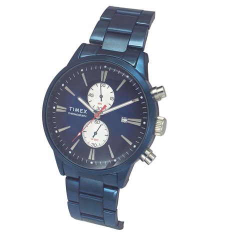Timex Trendline Round 21mm Blue Dial Analog Men Watch - TWEG19934 ...