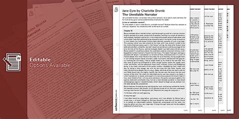 Jane Eyre Revision: The Unreliable Narrator