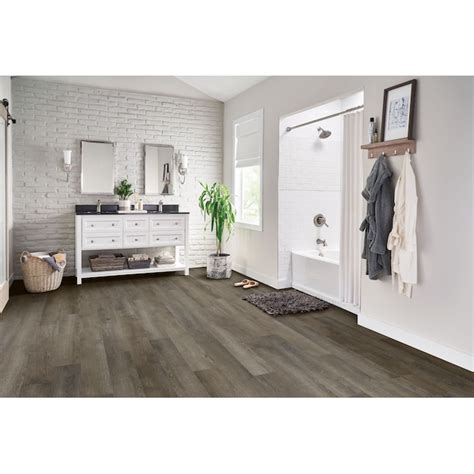 Armstrong Flooring (Sample) Assurity Dark Brown Wood Look 12-mil ...