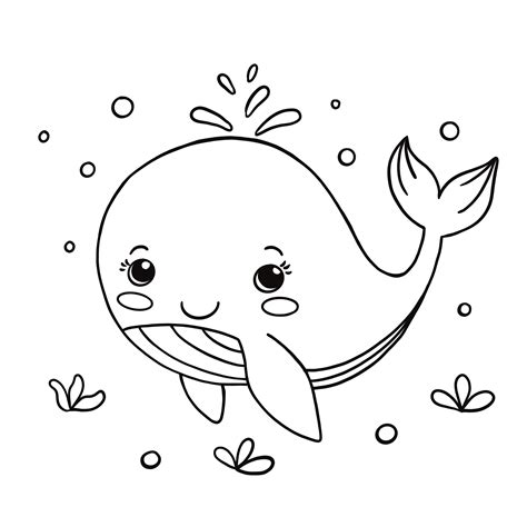 Whale Coloring Pages Printable - Printable Holiday Crafts