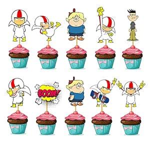 The Blu Party? Kick Buttowski Theme Birthday Cupcake Toppers for Kick ...