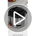 Buy AGARO Regency Electric Rice Cooker, 5L Ceramic Coated Inner Bowl ...