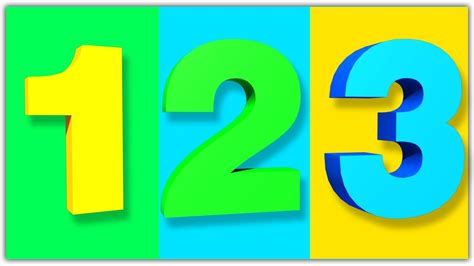 Numbers Song For Children | 123 Number Nursery Rhyme For Kids