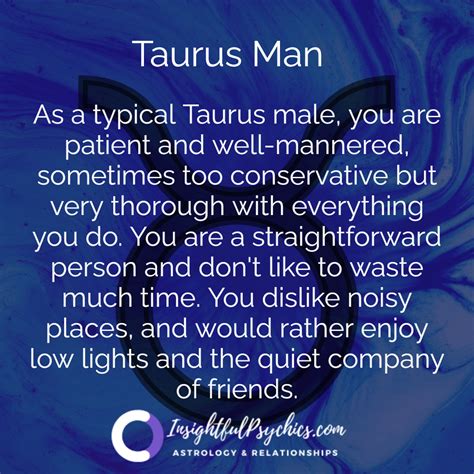 Taurus Personality Men Everything You Need To Know About The Taurus