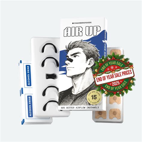 Buy AirUp Magnetic Nasal Strips for Breathing | Chamber of Gods