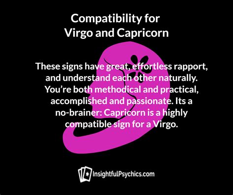 Virgo and capricorn compatibility – Artofit