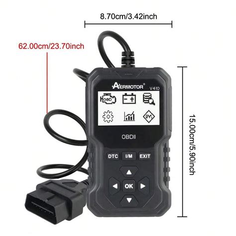 Outil de diagnostic automobile Lecteur de code OBD2 Effacement du code ...