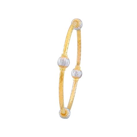 Bhima Jewellers 22k (916) Yellow Gold Baby Bangle Bangle for Girls ...