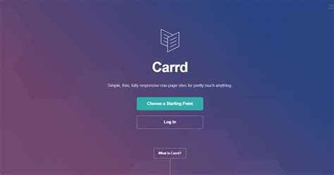 Carrd.co Tutorial 的图像结果