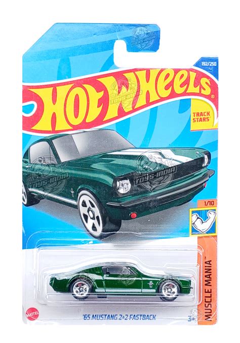 EXCLUSIVES Hot Wheels Mustang Mania '65 Mustang 2+2 Fastback - Green ...