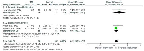 The Effectiveness of Spinal, Diaphragmatic, and Specific Stabilization ...