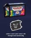 KADAM Fabric Dye Colour, Shade 17 Black, Pack of 10 Single Color ...