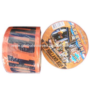 Custom-printed barricade tape,with warning message or your ...
