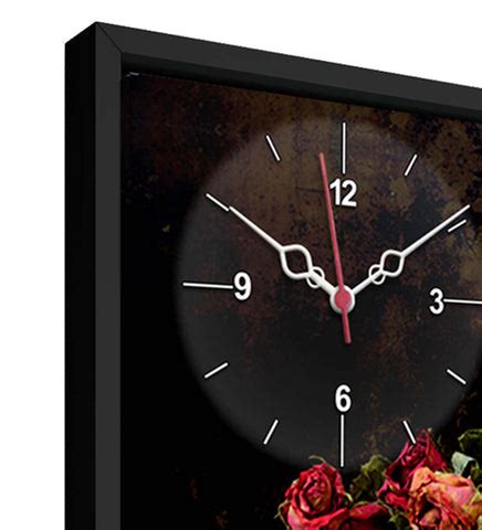 White Statue Printed Analog MDF Modern Wall Clock – Decors Mantra