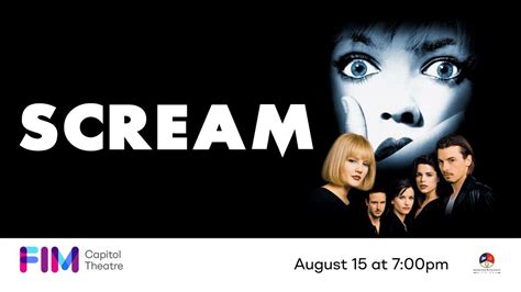 Movie - Scream, FIM Capitol Theatre, Flint, 15 August 2024 | AllEvents.in