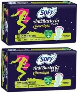 SOFY Anti-Bacteria Overnight XXL 5+5 Sanitary Pad Sanitary Pad Sanitary ...