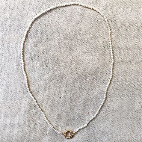 The Mini Pearl Necklace – Mementomoridesignsnyc