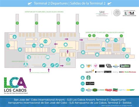 Cabo Airport Maps | SJD International Airport Maps
