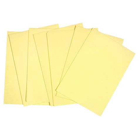 Snow Crafts A4-Size Coloured Crafts Sheets 75-95 GSM (Pack of 100 ...