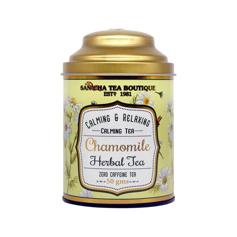 Chamomile Herbal Tea – Caffeine-Free Bedtime & Stress Relief Tea by ...