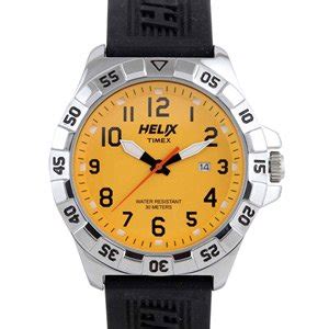 Helix Trigger Analog Orange Dial Men's Watch - 07HG01 : Amazon.in: Fashion