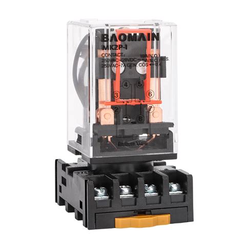 Baomain Power Relay Mk2p I Ac 220v Coil Dpdt 8 | Desertcart INDIA