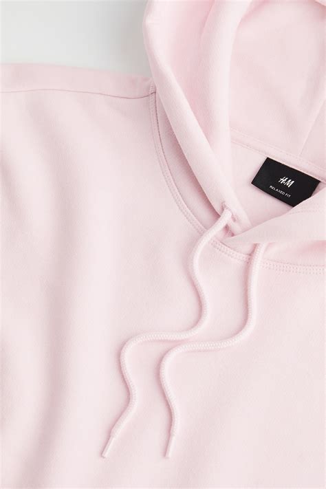 Loose Fit Hoodie - Light pink - Men | H&M IN