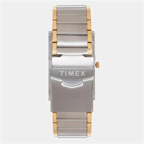 Timex Classics Men's Analog Blue Rectangle Dial Function Watch -TW000L ...